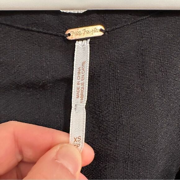 Free people wildest moments top Olive green/black - Picture 2 of 4